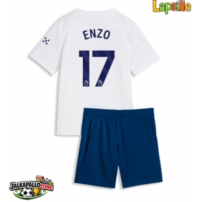 Manchester City Enzo Fernandez #17 Kolmaspaita Lapsille 2026-27 Lyhythihainen (+ shortsit)